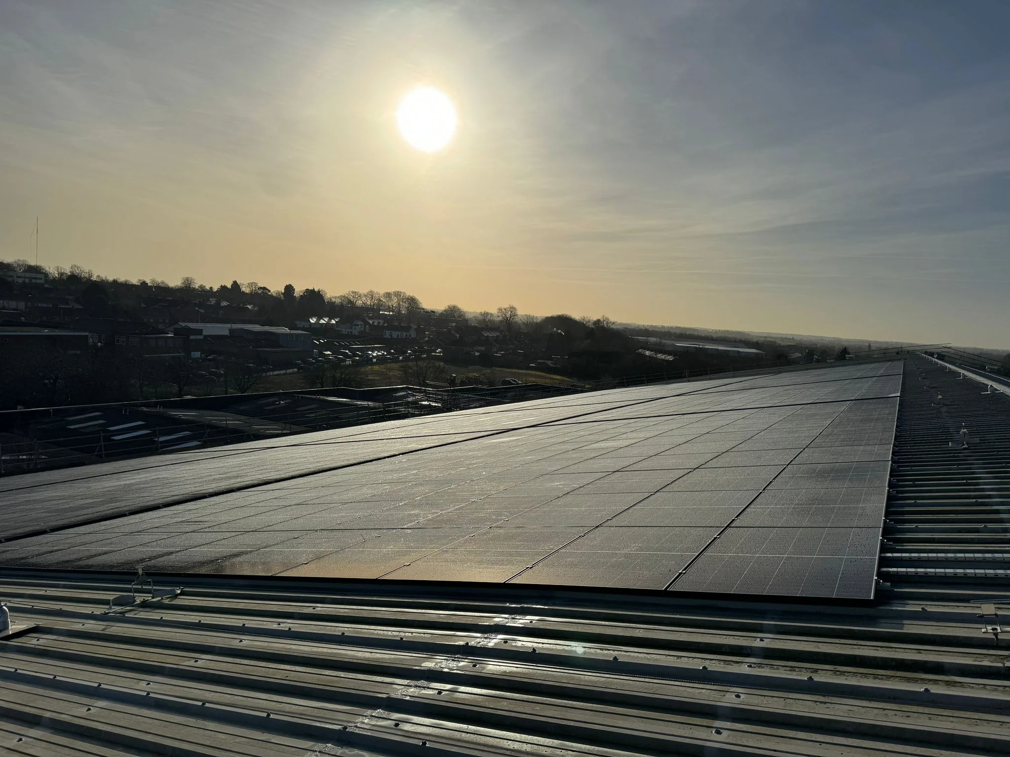 Features image for the blog post titled can you get solar panels for free with solar panels installed at Cromwell Tools with the sun in the sky