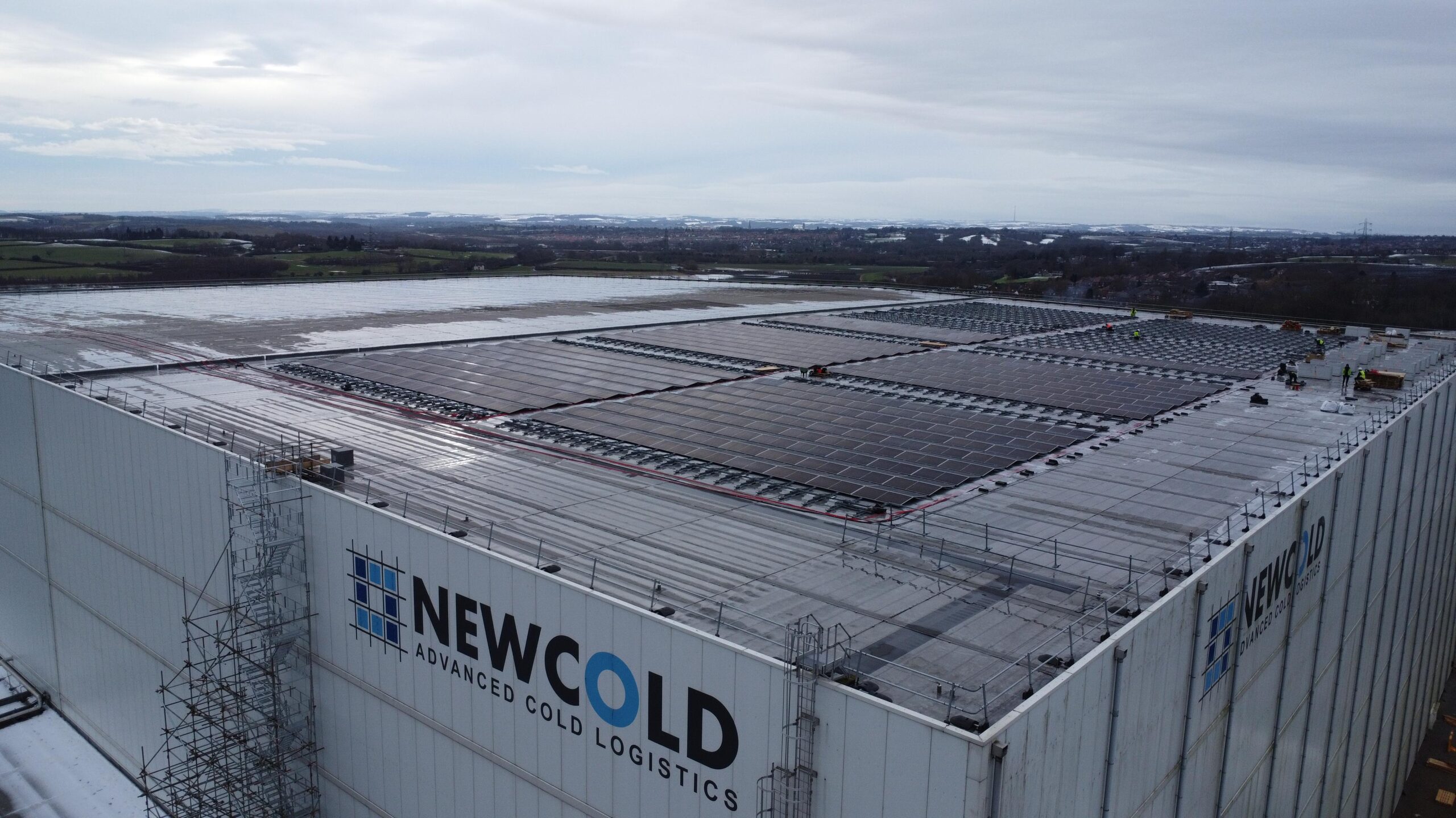 commercial solar panels on newcold cold storage site to accompany the post about "should i get solar panels"